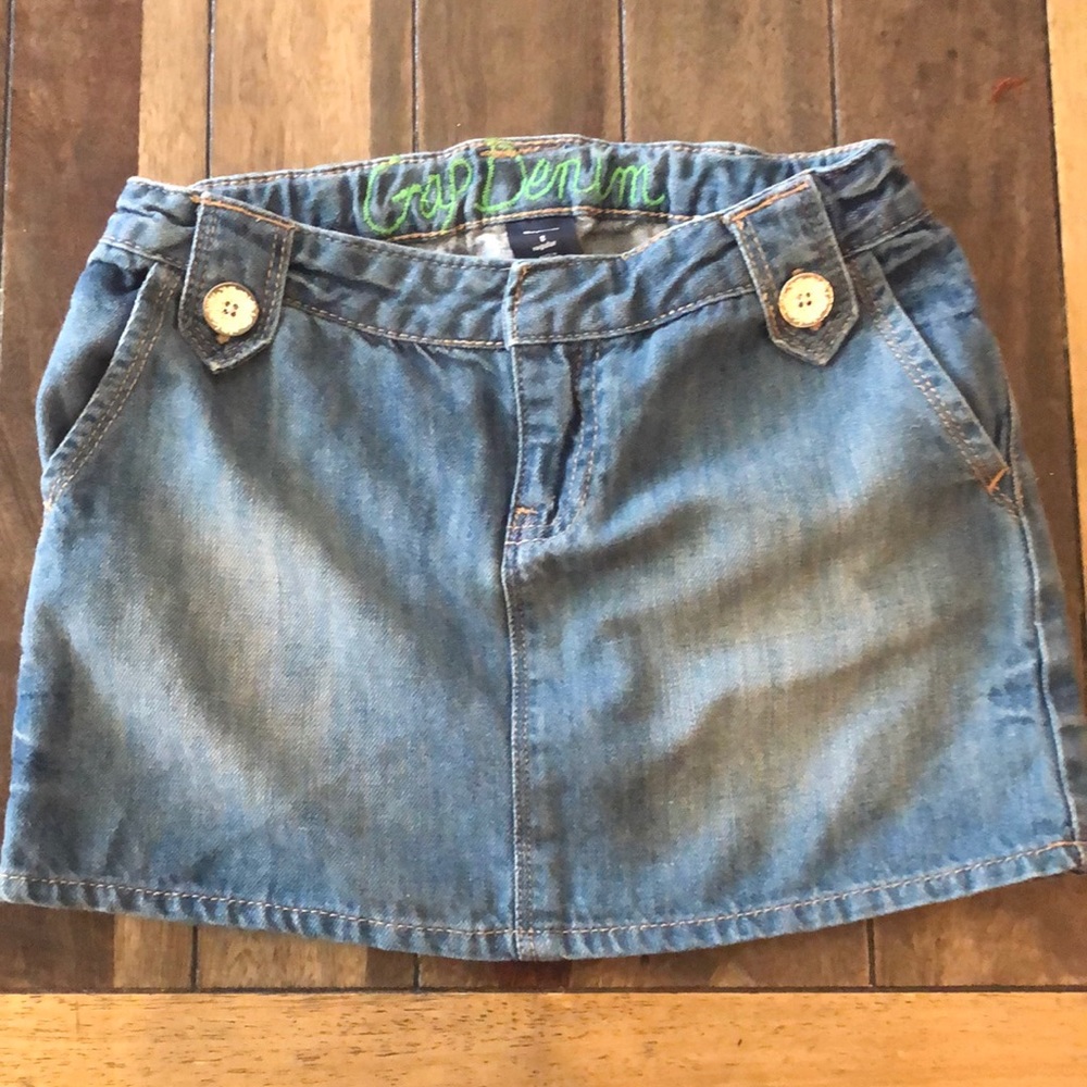 Gap Girls denim skirt size 8